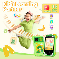 Windpaint kids phone includes music and stories for creative imagination.
