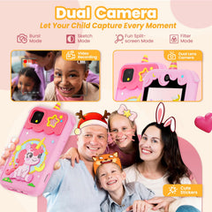Windpaint kids phone photo stickers boost creativity during pretend play