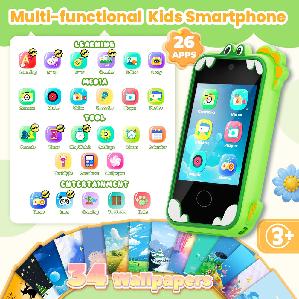 Windpaint kids phone puzzle games support critical thinking through fun challenges.