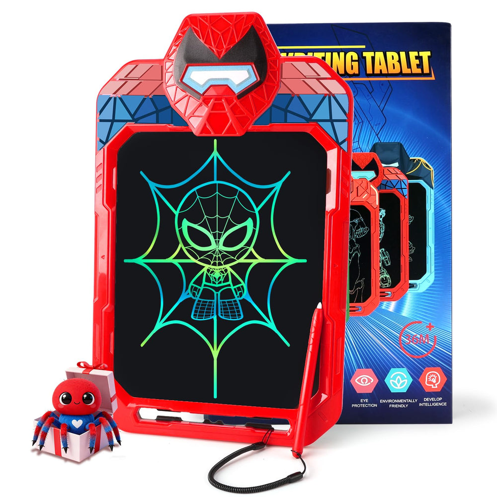 WINSDART LCD 10-inch tablet with Spider Hero designs for creative play on the go.