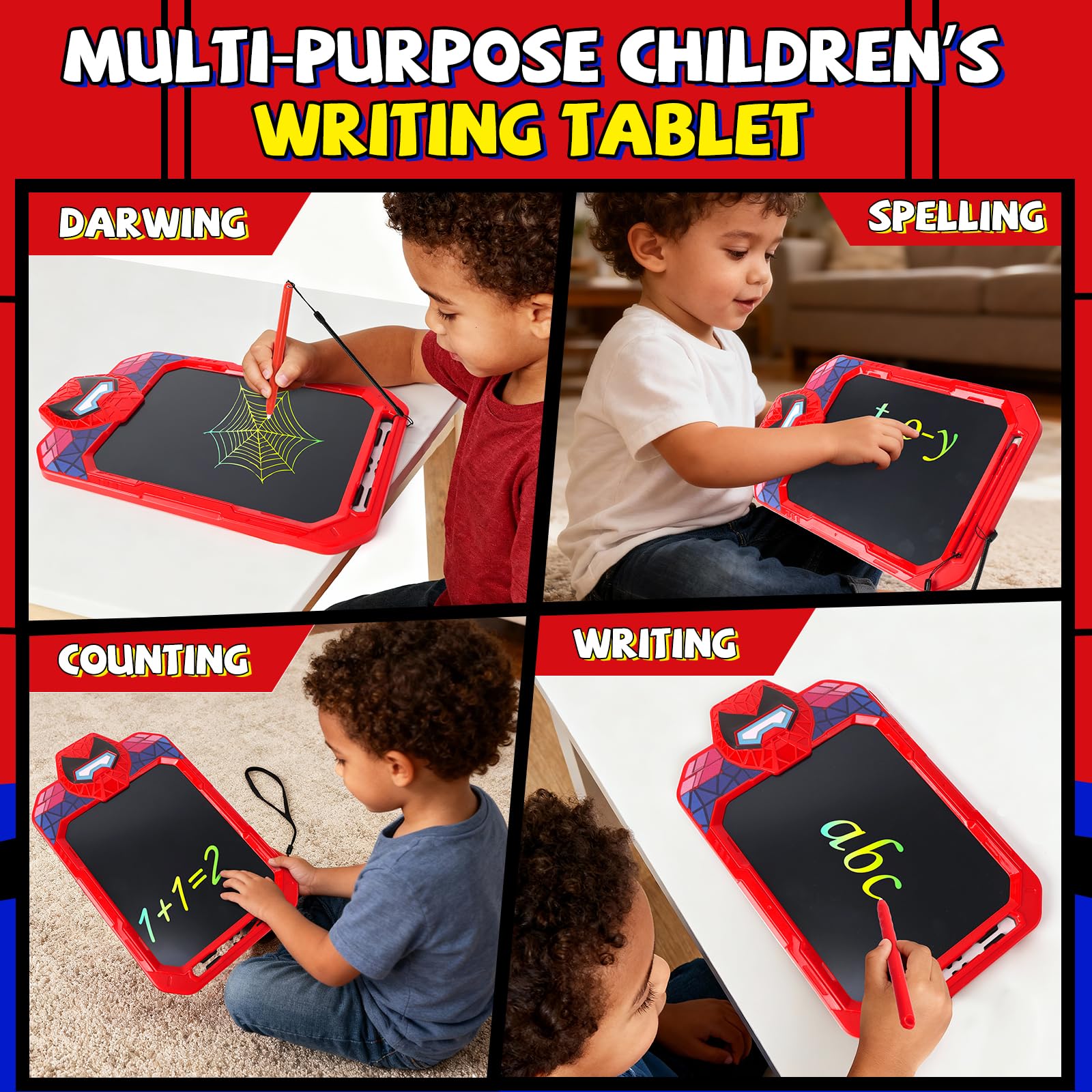 WINSDART one-click erase protects and saves kids' artwork.