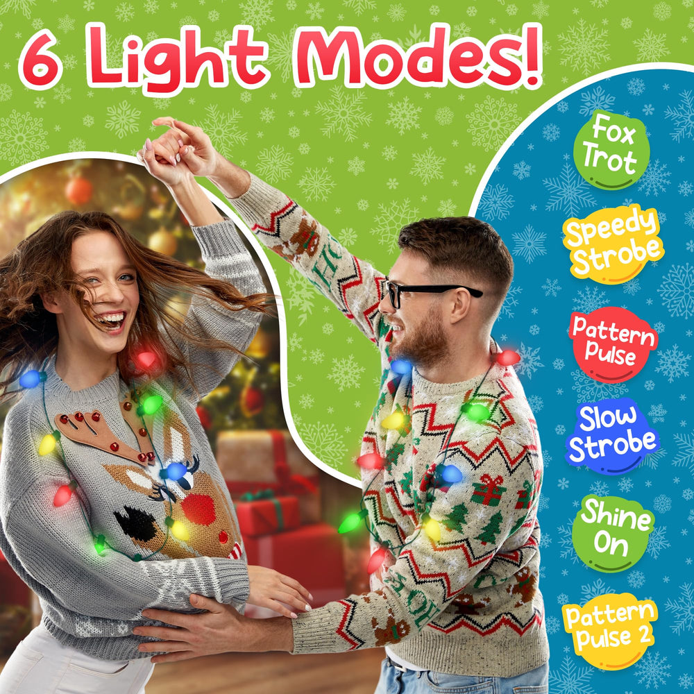 Adult-friendly festive accessory from Windy City Novelties, reusable and durable for many holidays