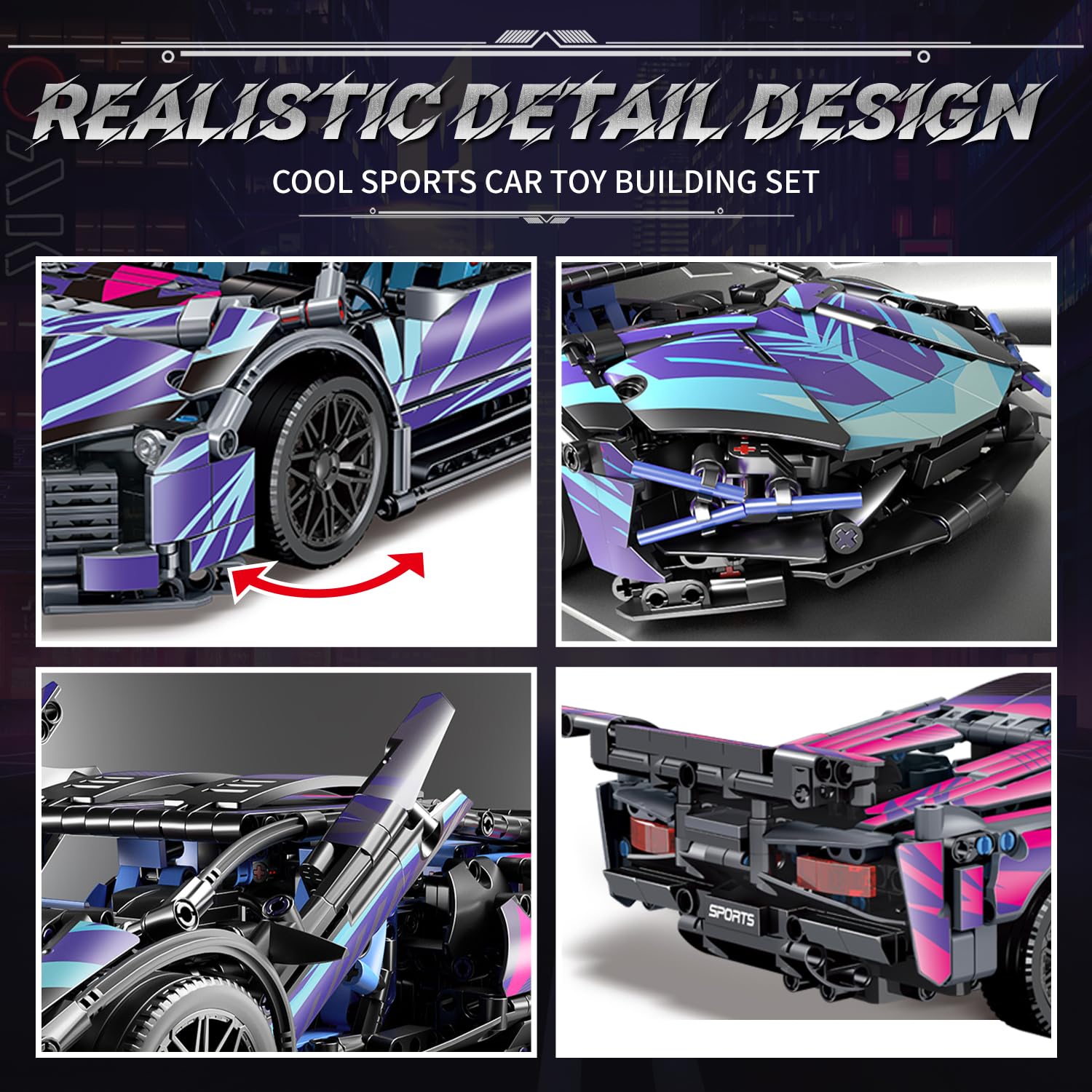 WINGIFT detailed parts and instructions for a clear, satisfying build