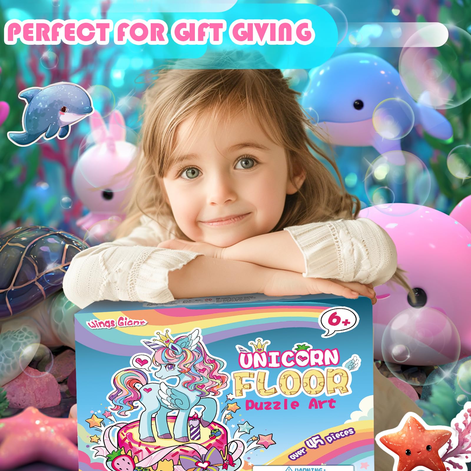 Wings Giant large-piece puzzle designed for kids' hands