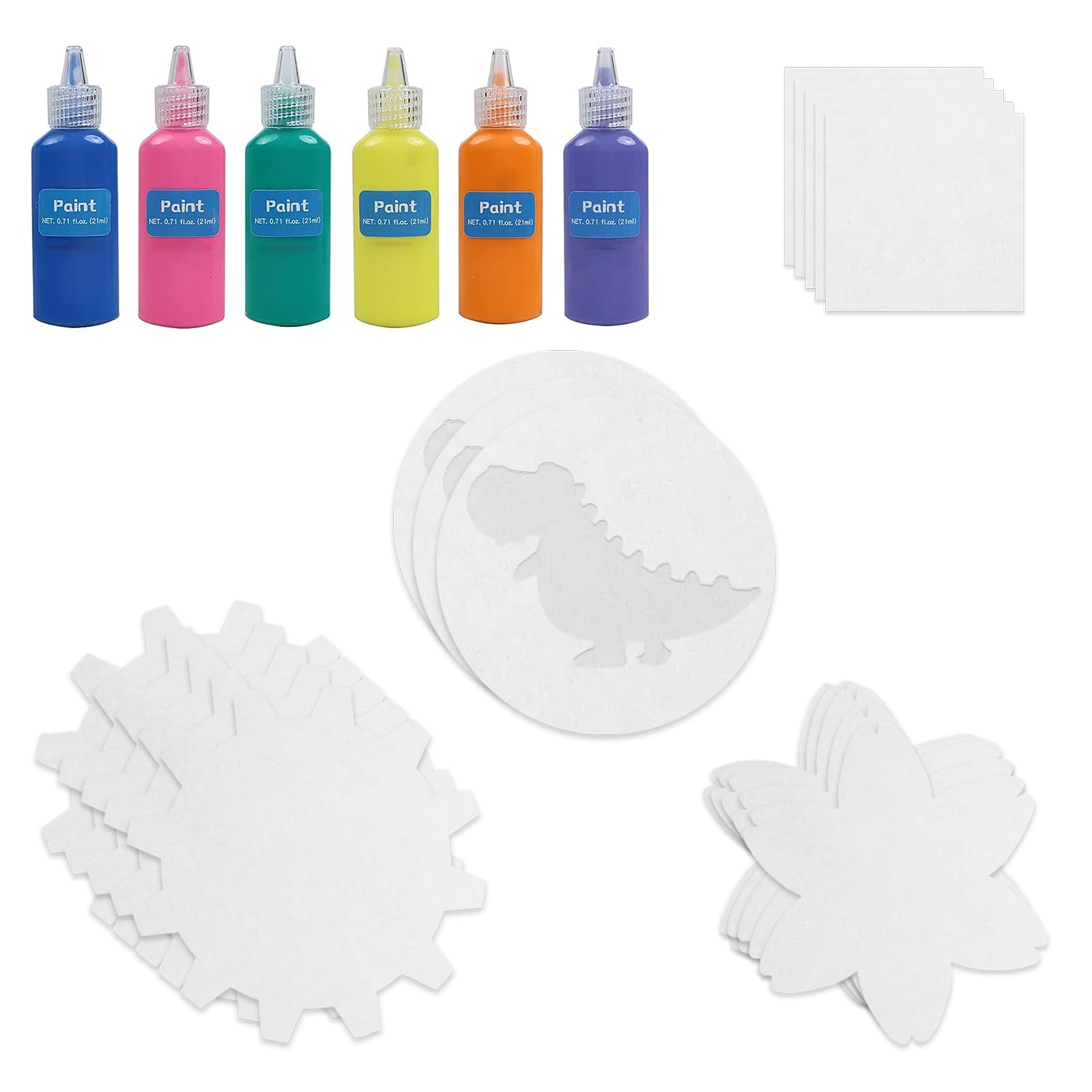 Wings Giant Spin Art refill pack with large and small cards for vibrant kid-friendly art