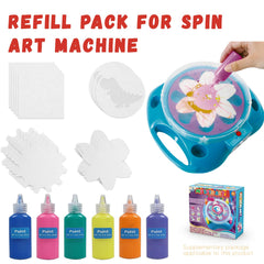 Wings Giant Spin Art refill pack with round cards for quick patterns