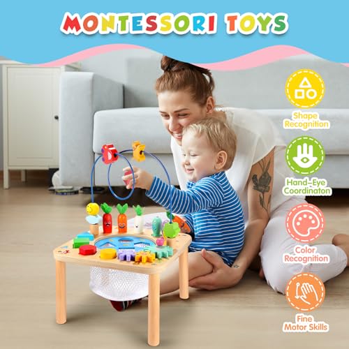 Wingyz Activity Table fishing game fosters focus and imaginative play