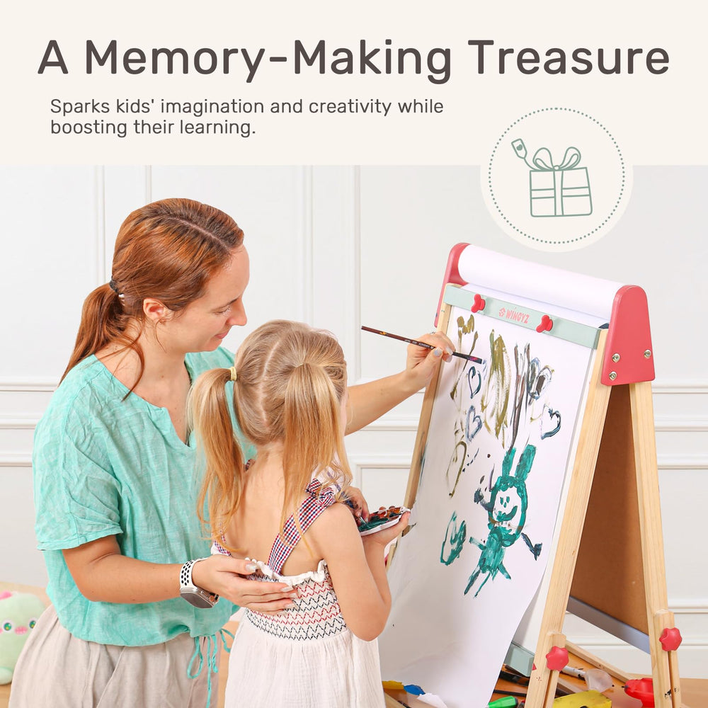 Wingyz Easel foldable design stores compactly after play.