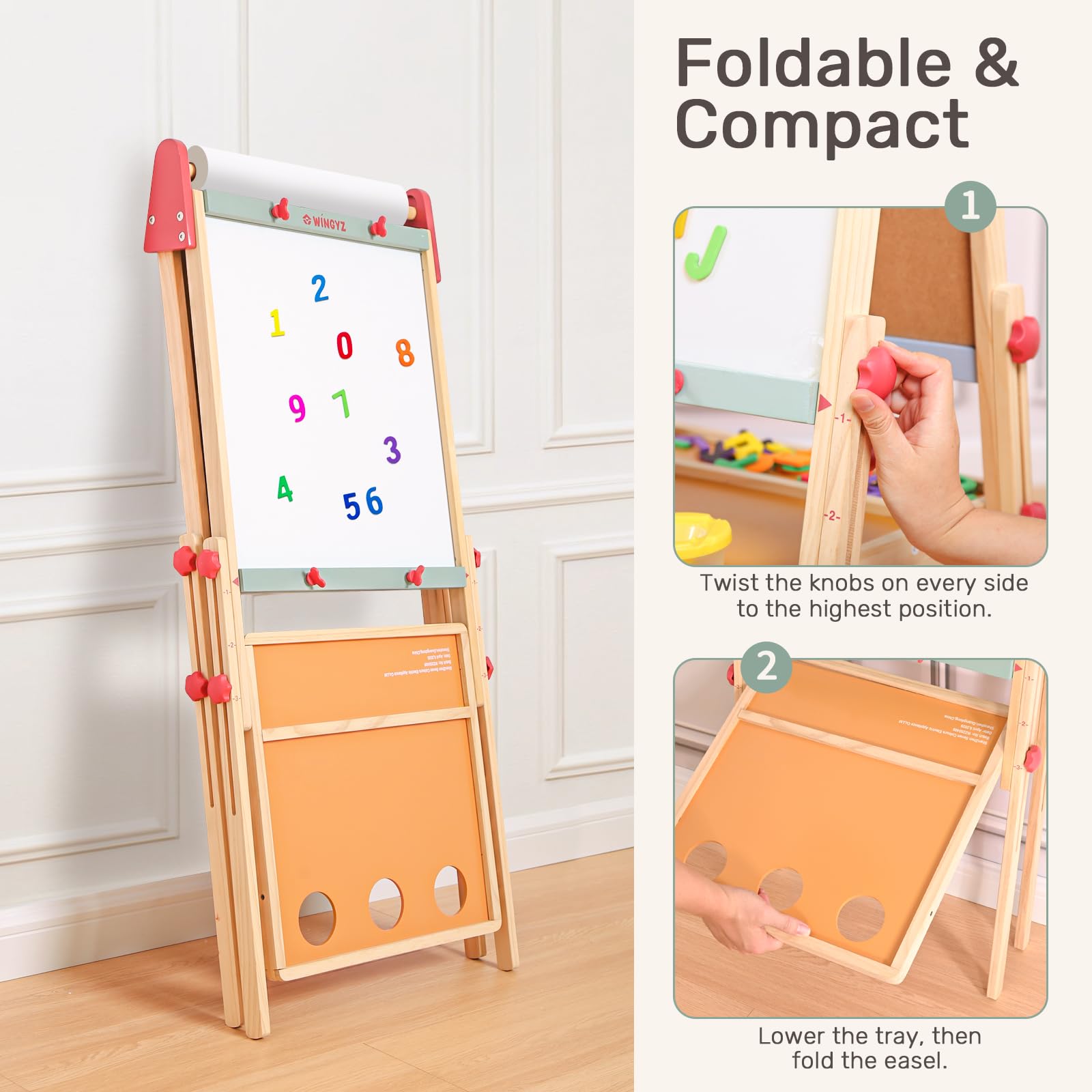 Wingyz Easel safety and quality certifications inspire trusted play.