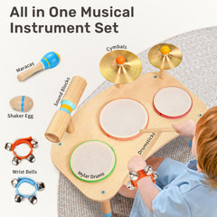 Wingyz Mylar drums deliver resonant beats for authentic toddler music sessions