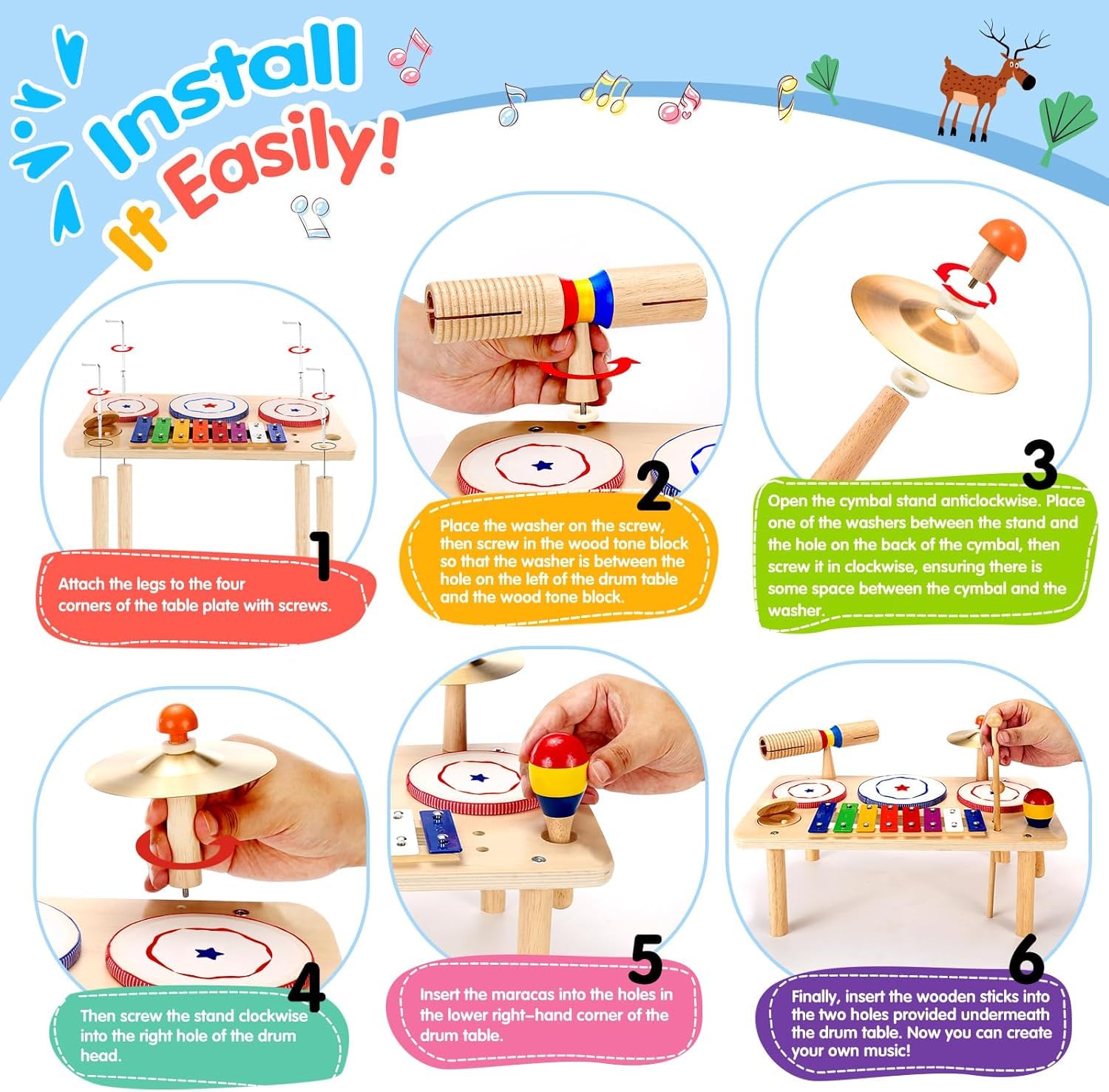Wingyz wooden tone block offering warm rhythm during playtime