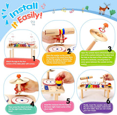 Wingyz wooden tone block offering warm rhythm during playtime