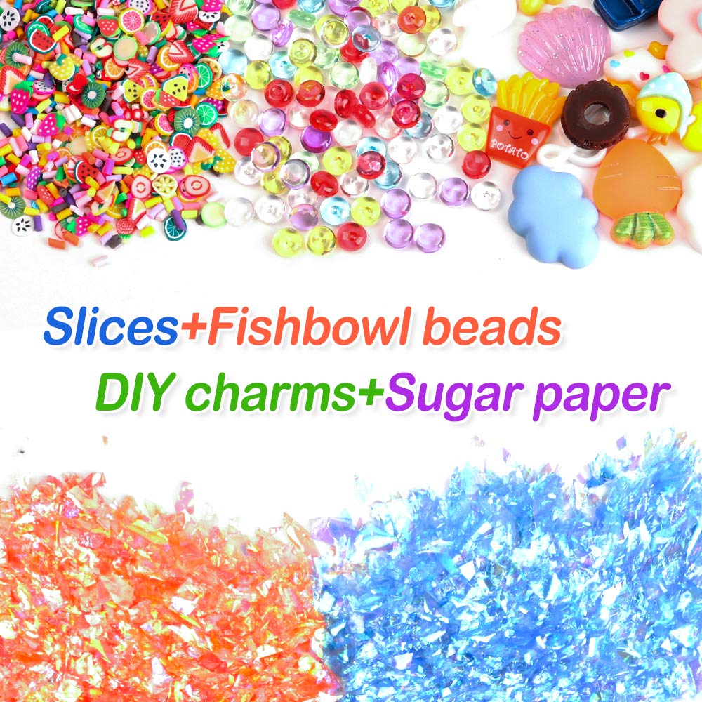 WINLIP multicolor foam beads add buoyant texture to slime