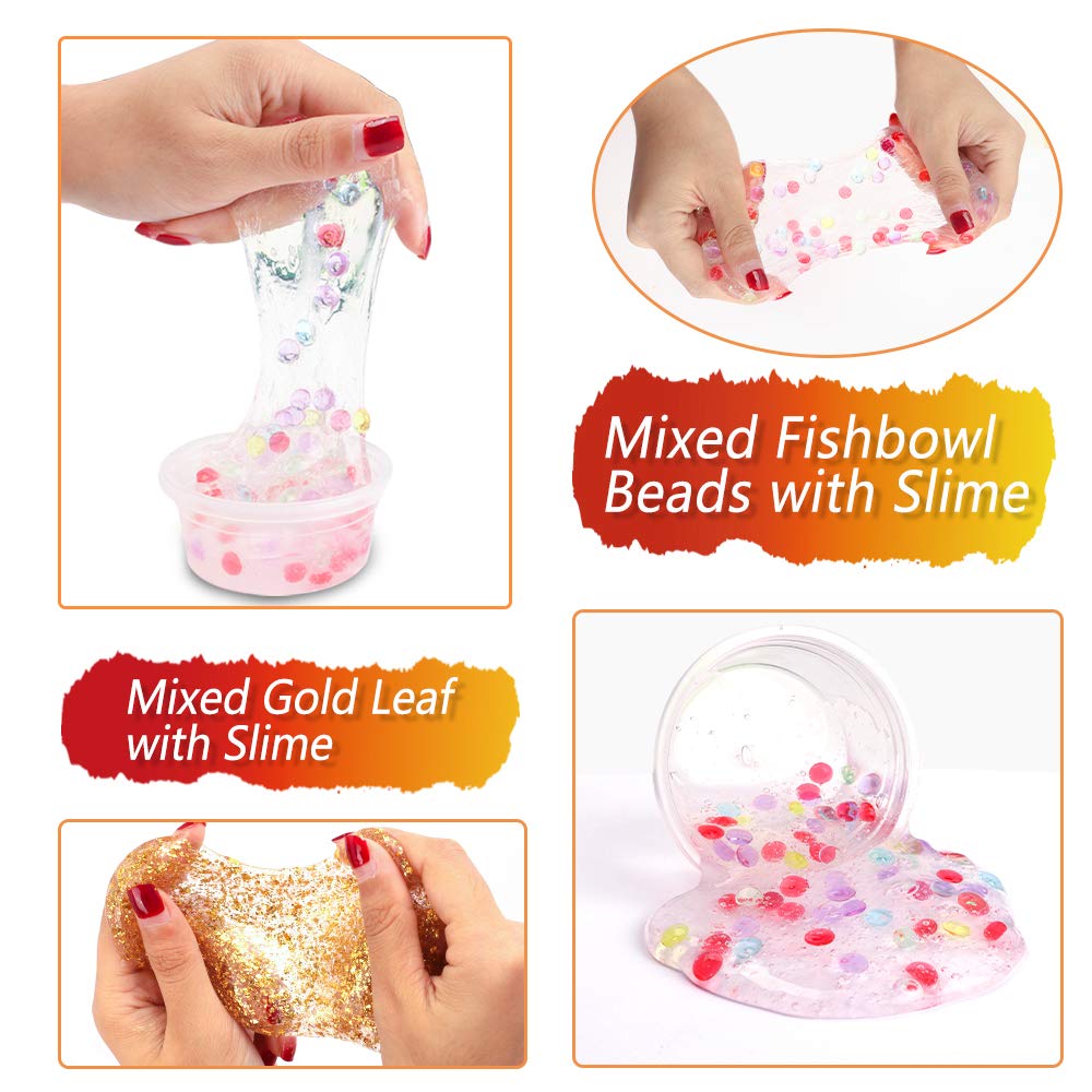 WINLIP glitter sheets jars add sparkle to slime projects