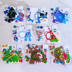 Winlyn gingerbread man necklace kit for imaginative holiday jewelry making
