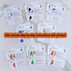 Winlyn polar bear necklace kit for seasonal decorating and keepsakes