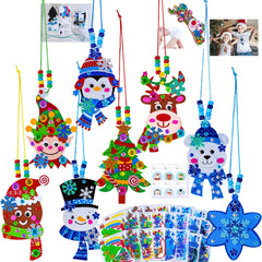 Winlyn reindeer necklace kit for kids' holiday crafts and classroom activities