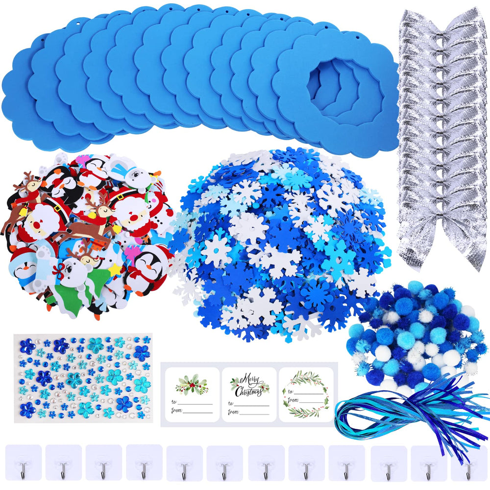 Winlyn artificial snowflake rhinestones add sparkle