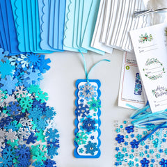 Winlyn blue foam bookmarks set for personalized reading and gifting.