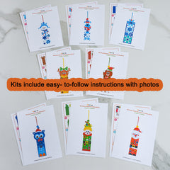 Winlyn Christmas bookmark kit Gingerbread Man design encourages sweet seasonal crafts.
