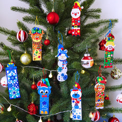 Winlyn Christmas bookmark kit Owl design promotes focused reading and crafts.