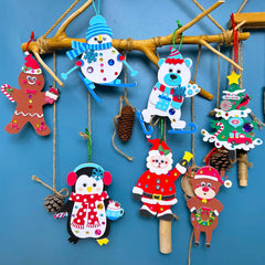 Winlyn foam Christmas tree base, ready-to-hang ornament base