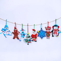 Winlyn foam snowflake base with sparkle for windows and trees