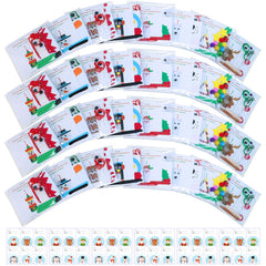 Winlyn penguin ornament kit with stickers for playful holiday crafts.