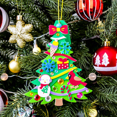 Winlyn glitter snowflakes add sparkle to handmade ornaments