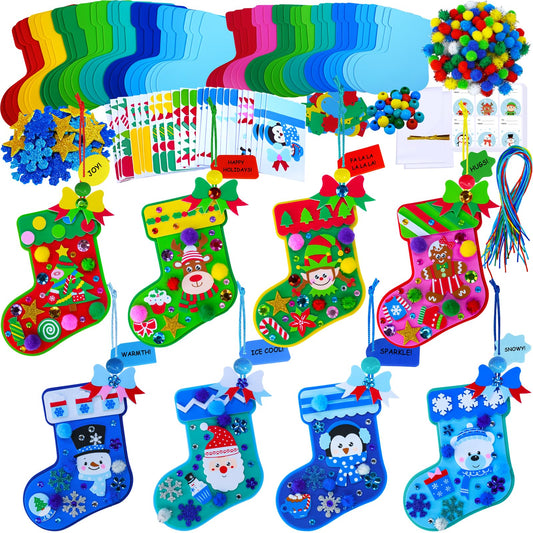 Winlyn Christmas stocking base 5.5-inch for easy kids' crafting