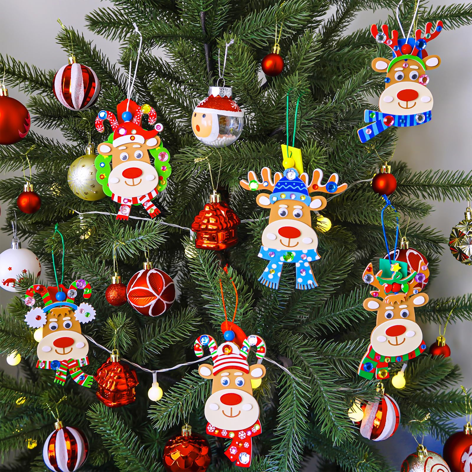 Winlyn cord, bead, and tag finish for hanging decor