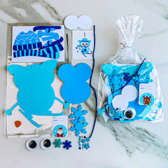 Winlyn eye-socket-stickers add vivid detail to charming owl crafts.