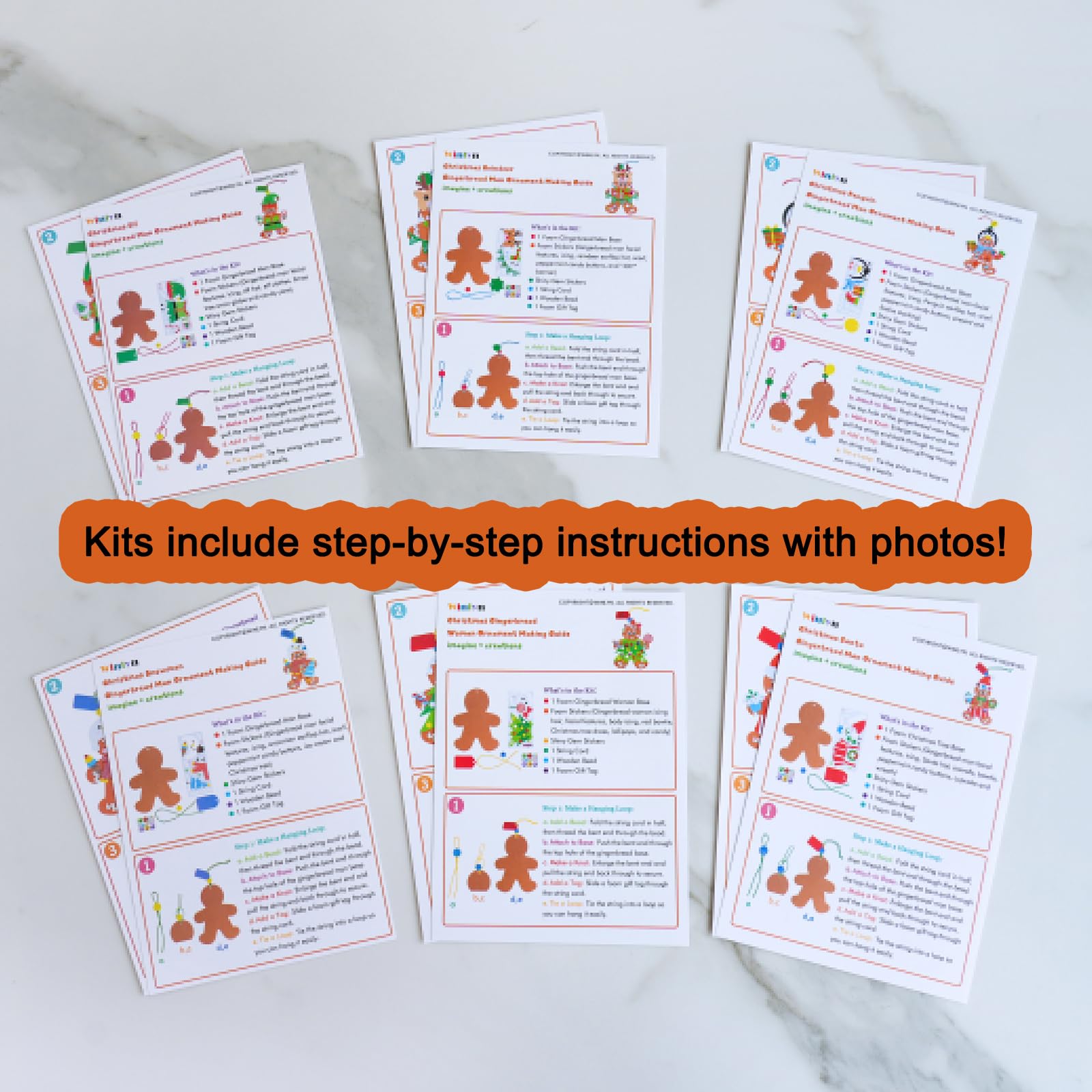 Winlyn festive sticker designs for classroom or home crafts.