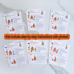 Winlyn festive sticker designs for classroom or home crafts.
