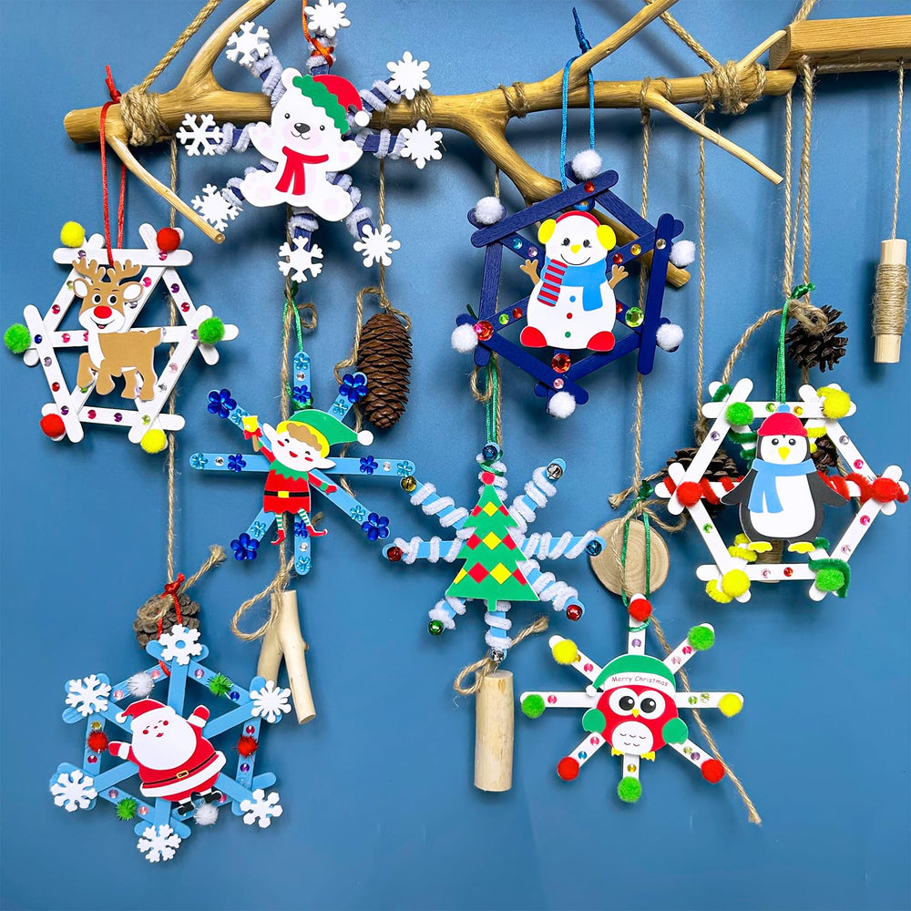 Winlyn foam Christmas stickers mix adds colorful characters for festive decoration