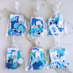 Winlyn foam-snowflake-stickers add sparkle to wintry craft scenes.