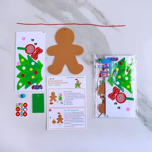 Winlyn gingerbread-man sticker sheet for festive decorations.