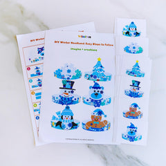 Winlyn holiday stickers with baubles and snowflakes for accents