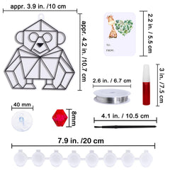 Winlyn hippo suncatcher design adds cheerful window art.