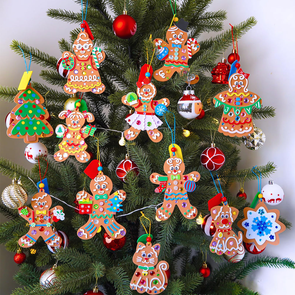 Winlyn sticker sheet with gingerbread features for decorating