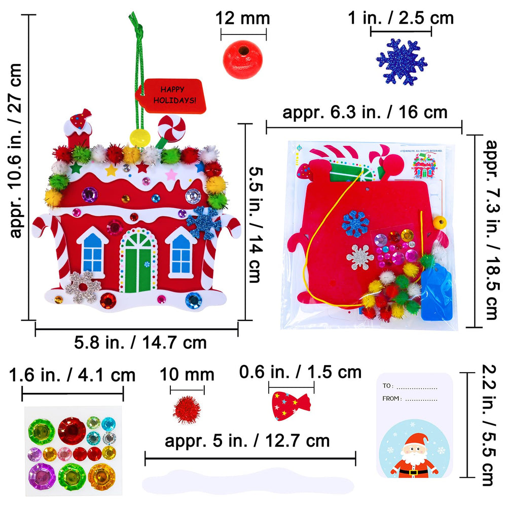Winlyn traditional red, brown, and blue bases bring classic Christmas charm.