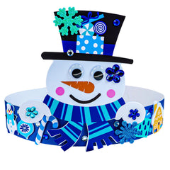 Winlyn blue headband base with flexible sizing for kids