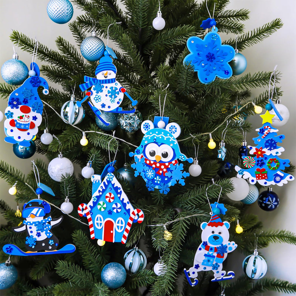 Winlyn Gnome ornament kit featuring cheerful characters for classroom crafts.