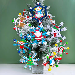 Winlyn winter palette colors help create vibrant snowflake designs