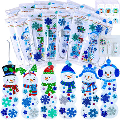 Winlyn snowman bookmark base for kids crafts, easy holiday classroom activity.