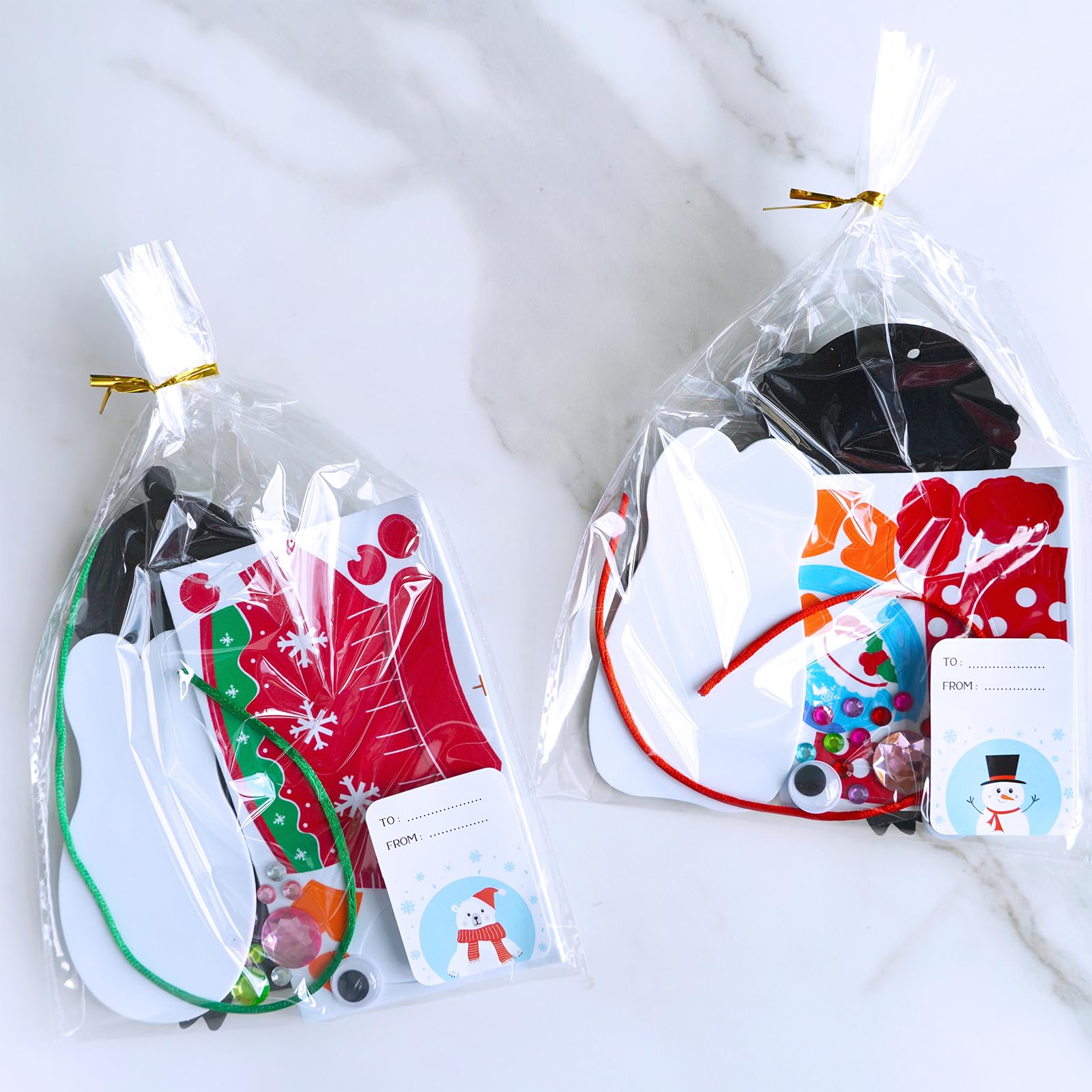 Winlyn Xmas gift stickers enhance gift-ready packaging for crafts.