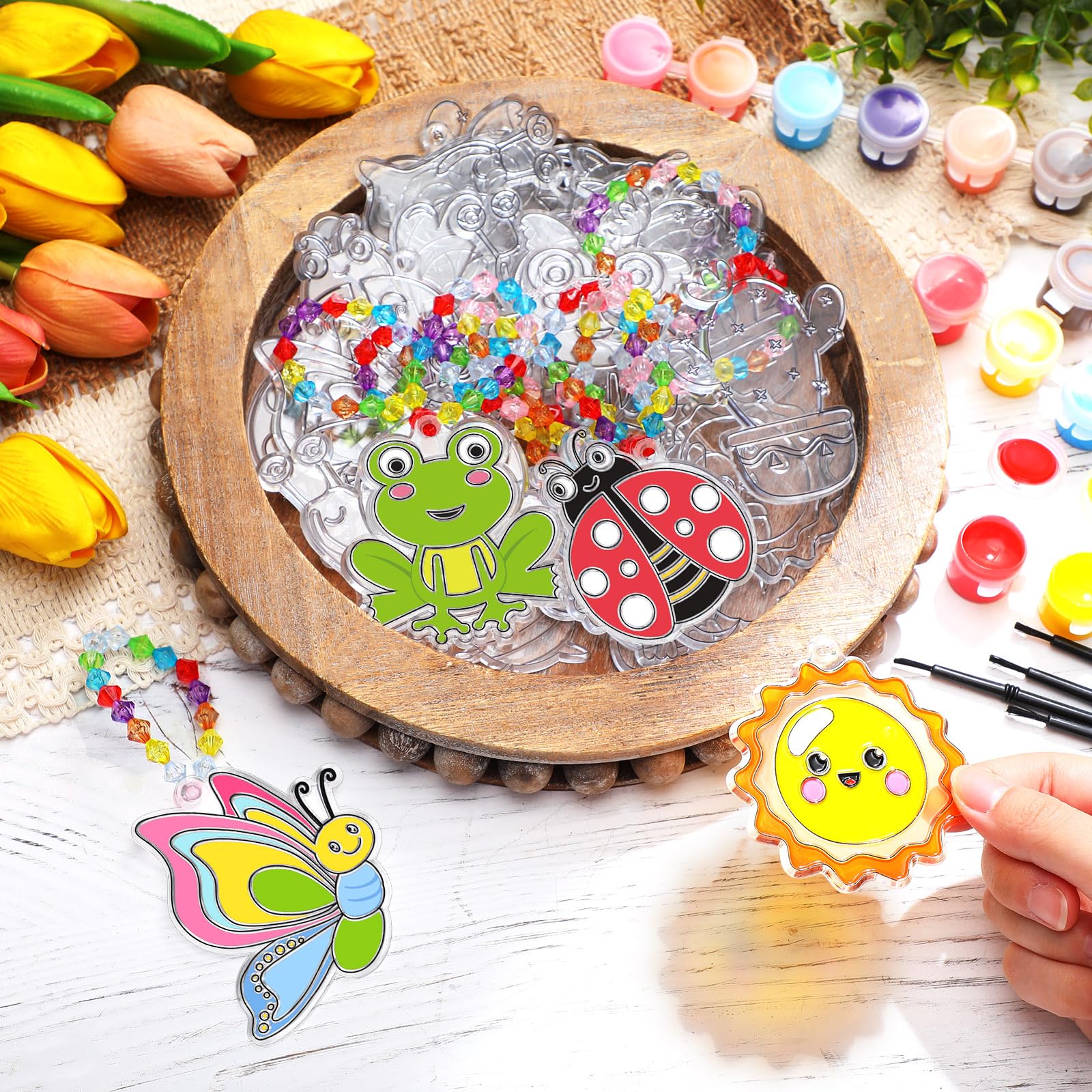WinnerWhy suncatchers butterfly design adds colorful window charm