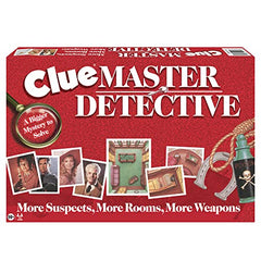 Winning Moves Clue Master Detective suspect cards support strategic deduction