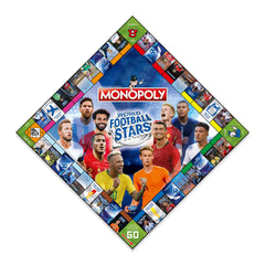 Winning Moves football stars board with colorful layout and player tokens.