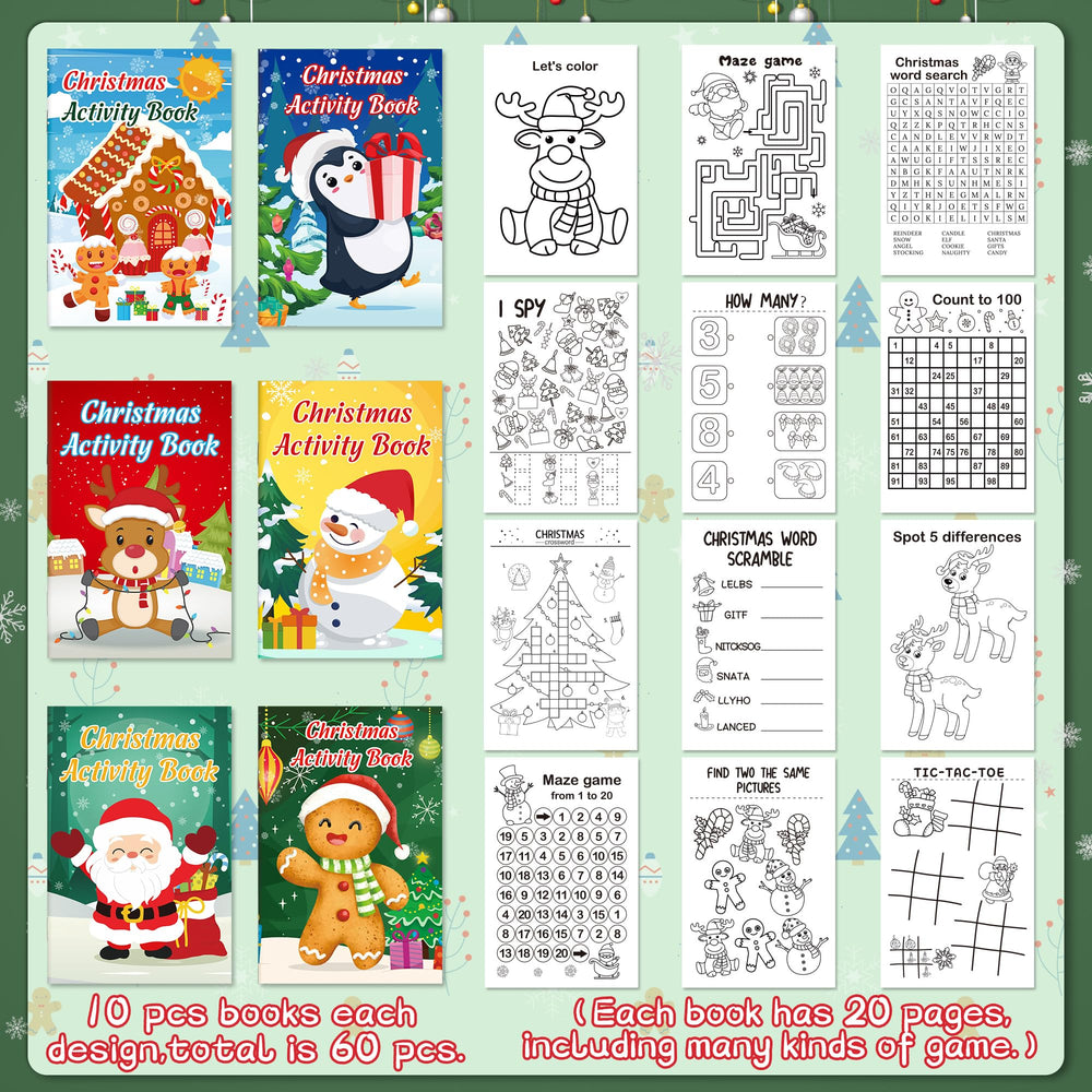 Winrain bulk 60-book set makes party favors and gift bags quick and convenient.